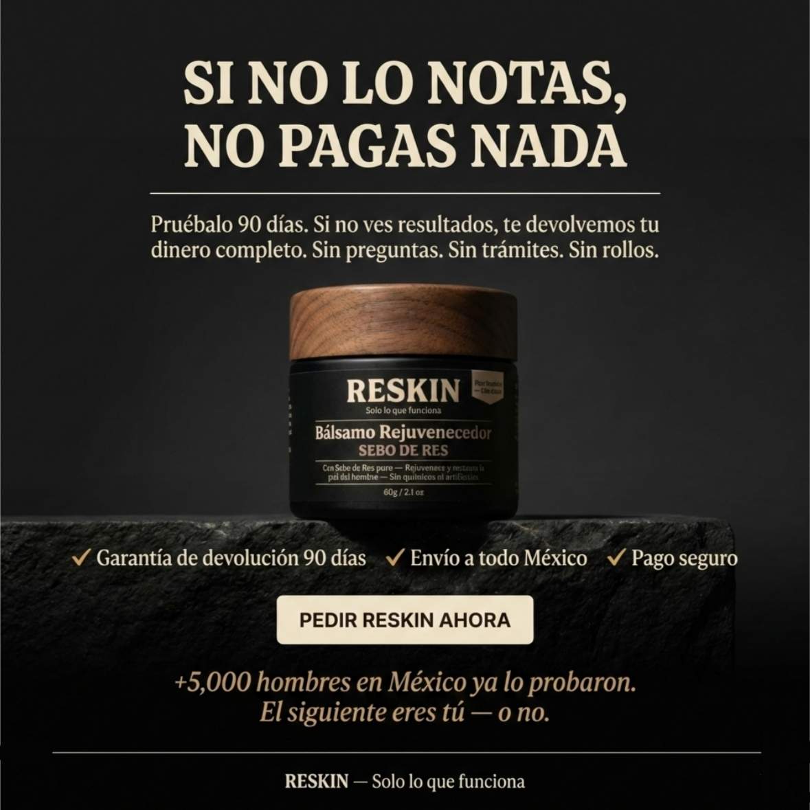 RESKIN™ - Bálsamo de Sebo de Res