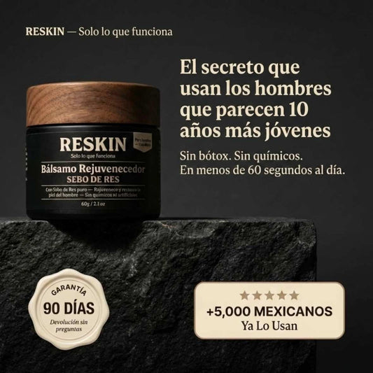 RESKIN™ - El secreto de res capaz de rejuvenecer