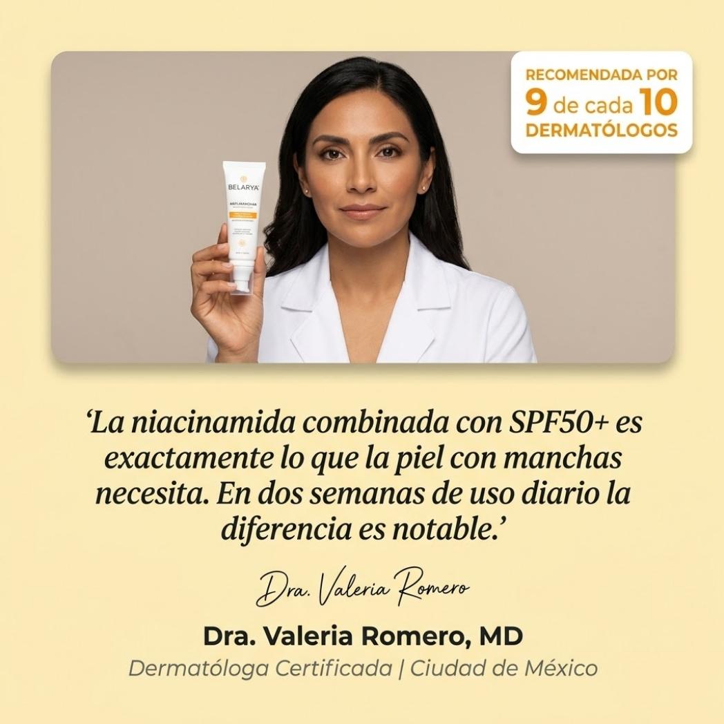 Belarya™ Elimina Manchas Faciales en 4 Semanas