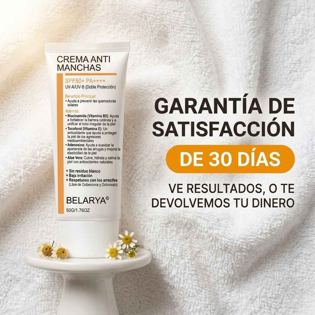 Belarya™ Elimina Manchas Faciales en 4 Semanas