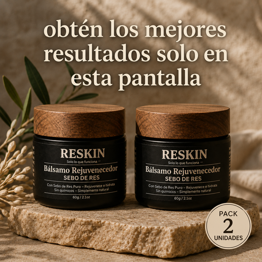 Pack 2 Botes RESKIN Oferta exclusiva clientes.