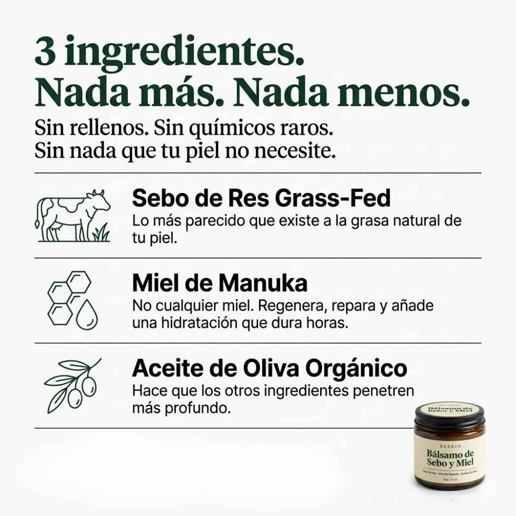 RESKIN - Rejuvenece tu Piel con Sebo de Res