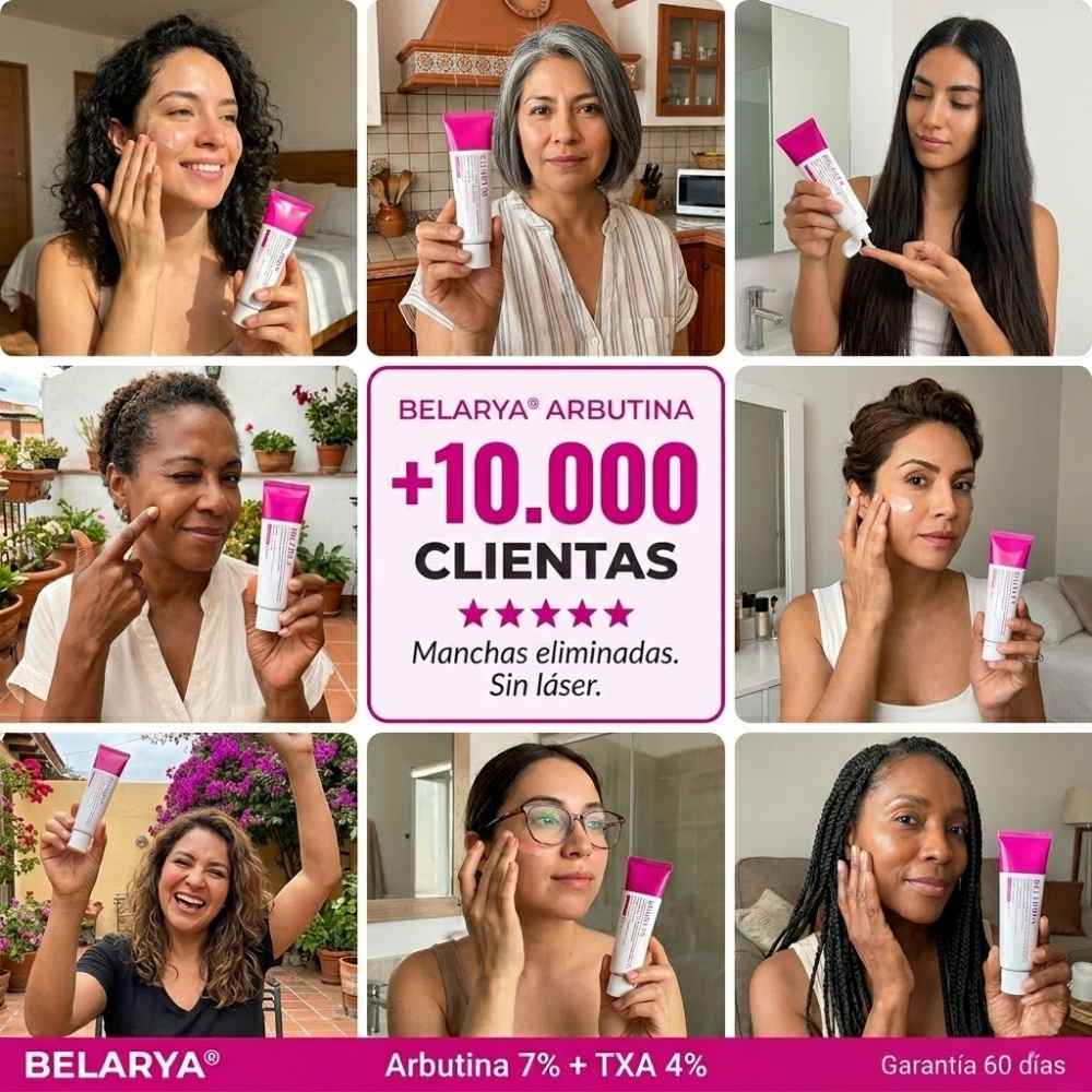 Belarya™ Elimina Manchas Faciales en 4 Semanas con Crema de Arbutina