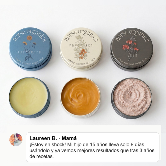 Ritual de 3 pasos: Bálsamo de Noche, Bálsamo de Día y Exfoliante